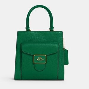 Coach Mini Pepper Crossbody C6778 Green/Silver